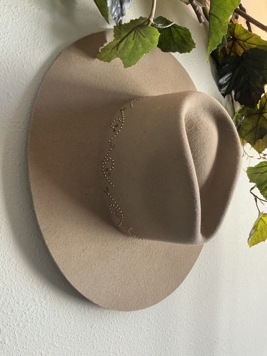 Calleen Cordero “Koda Sage Hat” Tan Brown NWOT Cowboy Hat $380 Small main image 7